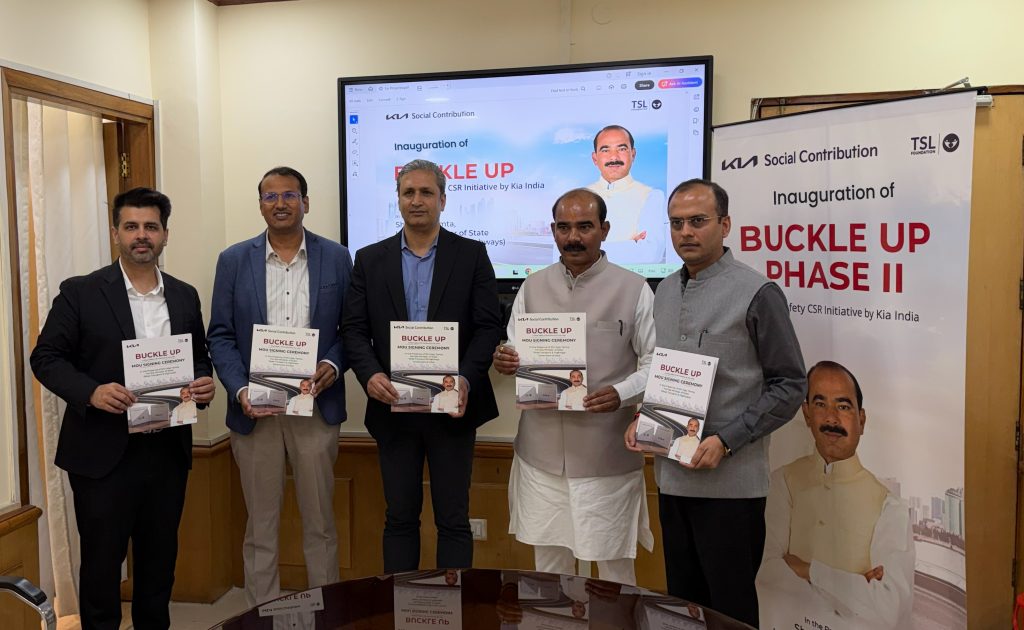 Kia India Buckle-Up Phase II MoU Signing.