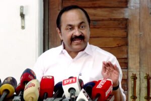 V D Satheesan speaks to media on revelation by an RTI report that Kerala invited 'spy' Jyoti Malhotra